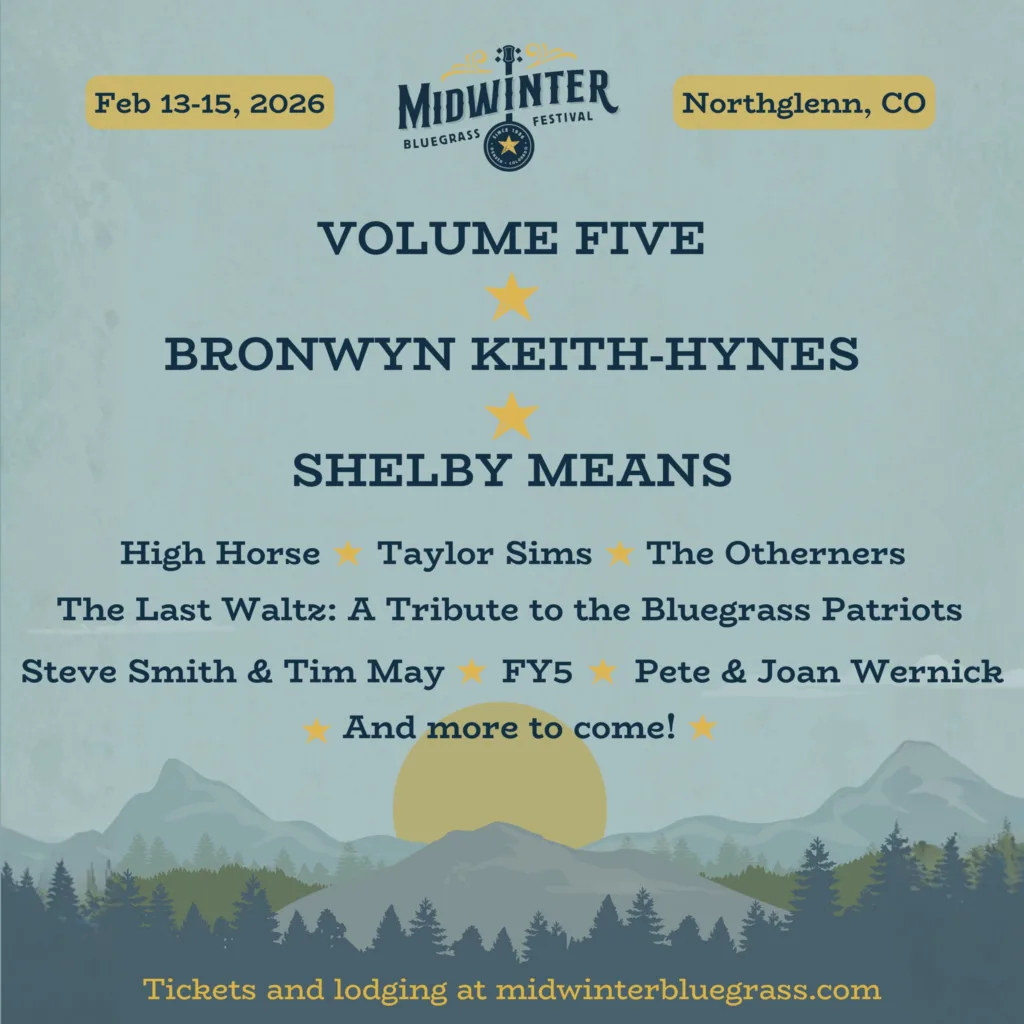 winter bluegrass and folk festivals